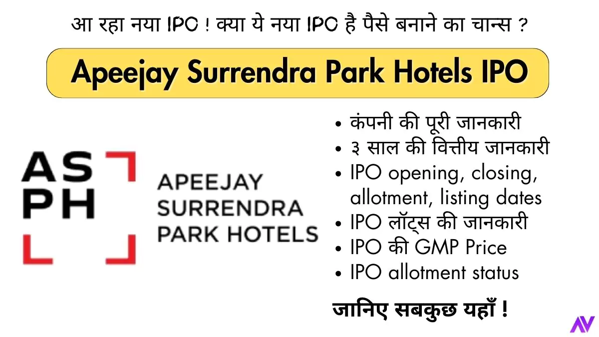 Apeejay Surrendra Park Hotels IPO